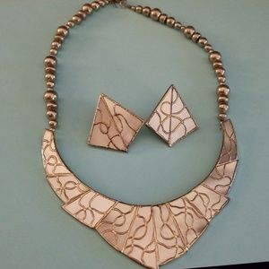 Karla Jordan necklace and earrings